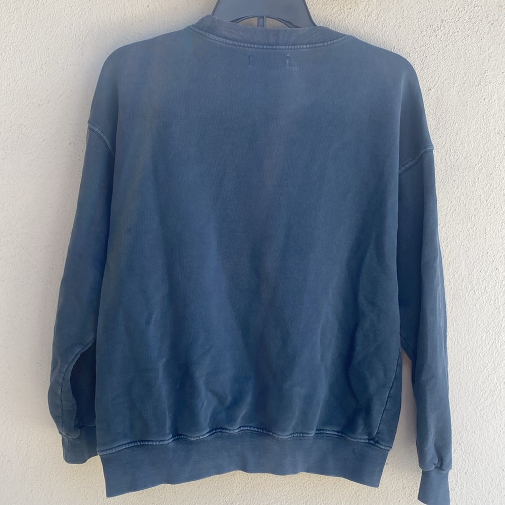 Anine Bing Black Graphic Sweatshirt Relaxed Fit Tiger Print XS - Picture 10 of 12